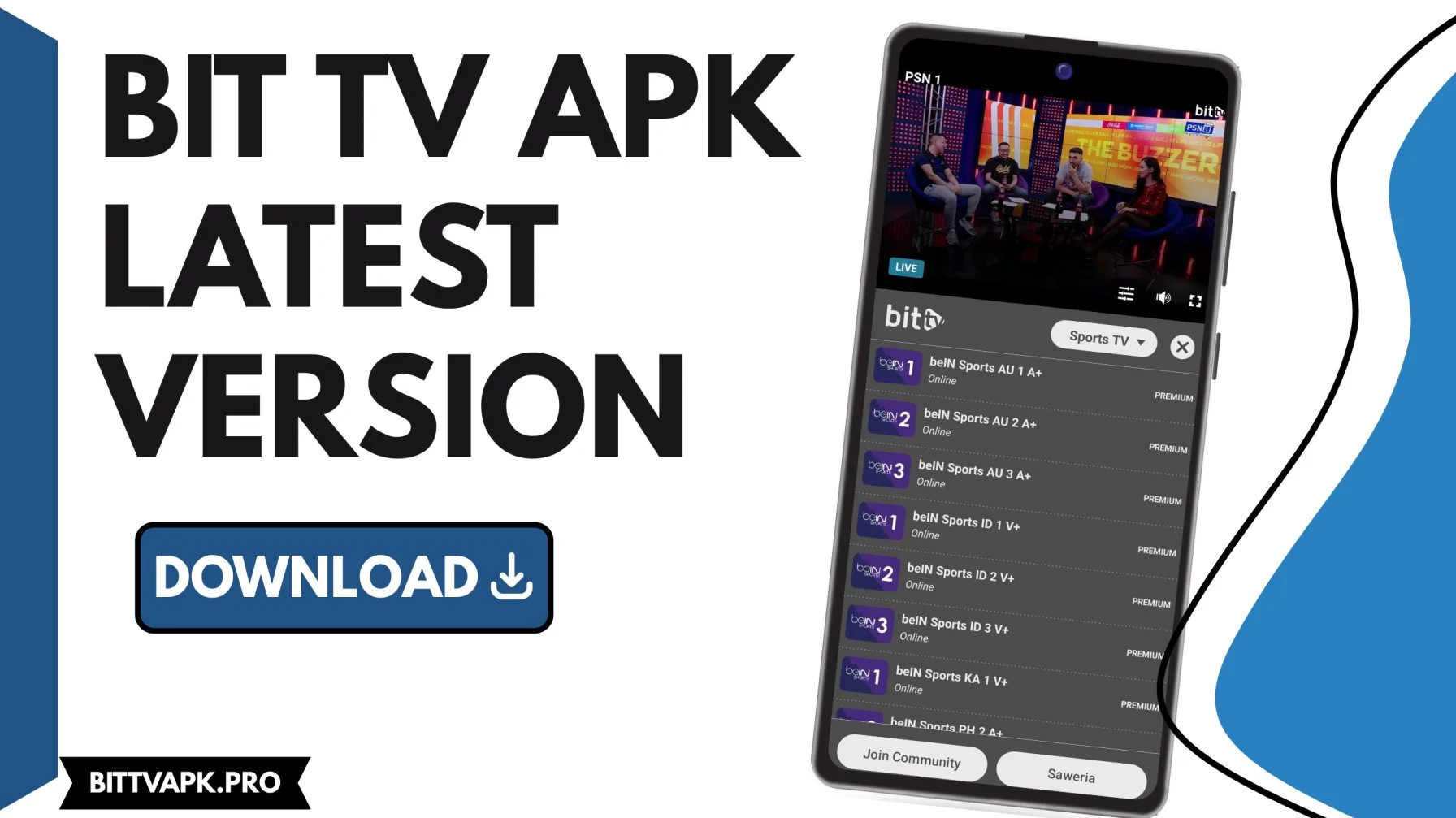 Bit TV APK For Android Download Free v2.1.2 (Official 2026) 3 Bit TV APK